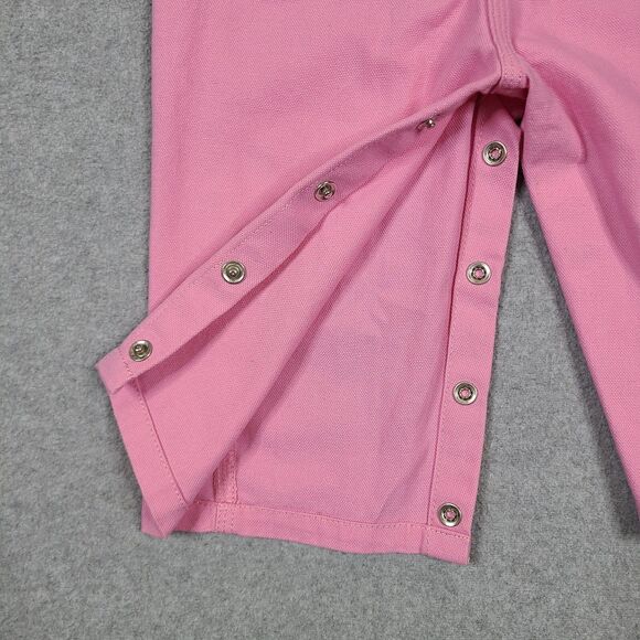 Baby Girl Clothes New Carhartt 9 Month Pink Adjustable Strap Overalls NWT - Picture 7 of 7
